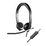 Гарнитура Logitech H650e чёрный, проводная, USB, фото17
