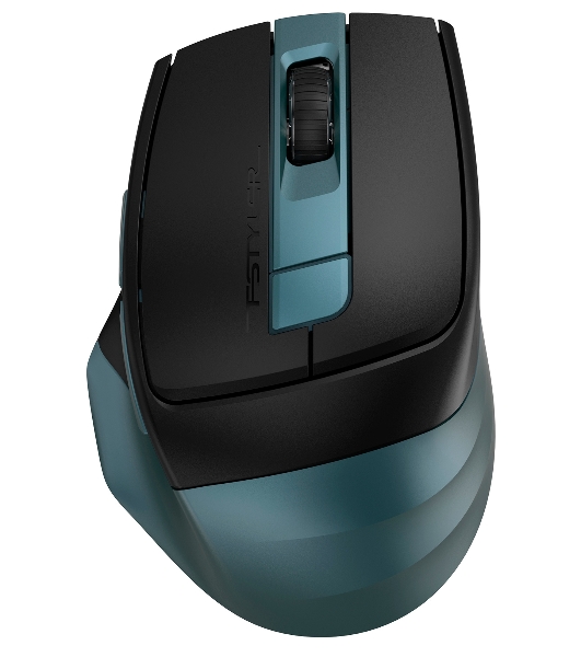 Мышь беспроводная A4Tech Fstyler FB35C зеленый/черный, 2000 dpi, радиоканал, Bluetooth, USB, кнопки - 6