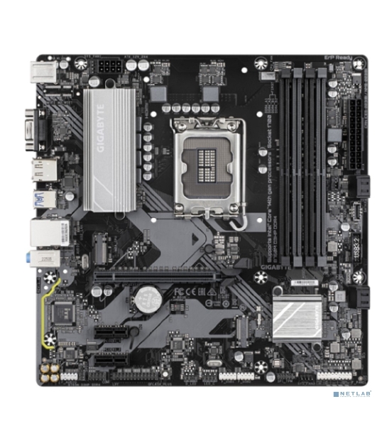 Материнская плата Gigabyte B760M D3HP DDR4, LGA 1700, Intel B760, 4xDDR4, 4xSATA, 2xM.2, 1xPCIe 4.0 x16, 2xPCIe x1, 1xHDMI, 1xVGA, 1xDP, 1x 1Gb LAN, 3xUSB-A 3.2 Gen 1, 2xUSB-A 2.0, 3x3.5 мм, 7.1, mATX