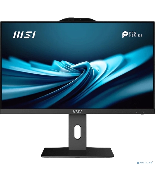 Моноблок MSI Pro AP242P 14M AiO 23,8' FHD(1920x1080)IPS AG Non-touch, Core i7-14700 (2.1GHz), 16Gb DDR5 (2x8GB), 512Gb SSD, Intel UHD,WiFi,BT,camera,WirelessKB&mouse Eng/Rus,noOS,1y w-ty,черный (9S6-AE0621-821)