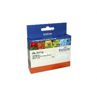 Картридж струйный ProfiLine PL-T1712 для Epson XP-33/103/203/207/303/306/313/406 экономичный повышенной емкости Cyan водн