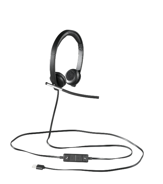 Гарнитура Logitech H650e чёрный, проводная, USB
