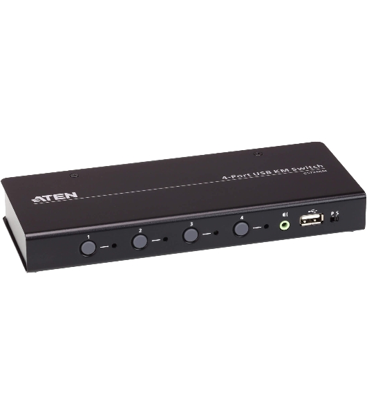 Переключатель КМ 4-портовый USB с функцией Boundless Switching (кабели включены) 4-Port USB Boundless KM Switch