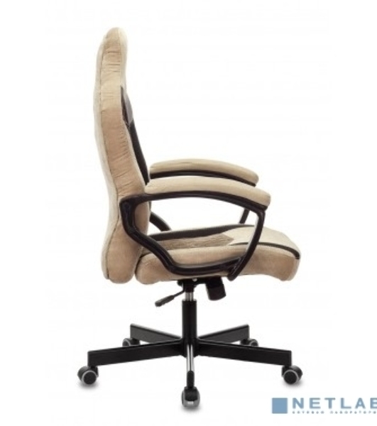Кресло Бюрократ VIKING 6 KNIGHT BR FABRIC коричневый, ткань, 120 кг, механизм качания