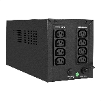 Источник бесперебойного питания ExeGate SpecialPro Smart LLB-1000.LCD.AVR.8C13 (1000VA/700W, LCD, 8*C13, батарея 12V 7.2Ah - 2 шт., металлический корпус, Black), фото5
