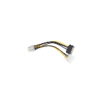 Разветвитель питания Cablexpert CC-PSU-82, Molex+SATA->PCI-Express 8pin, для подключения в/к PCI-Е (8pin) к б/п ATX, фото 1