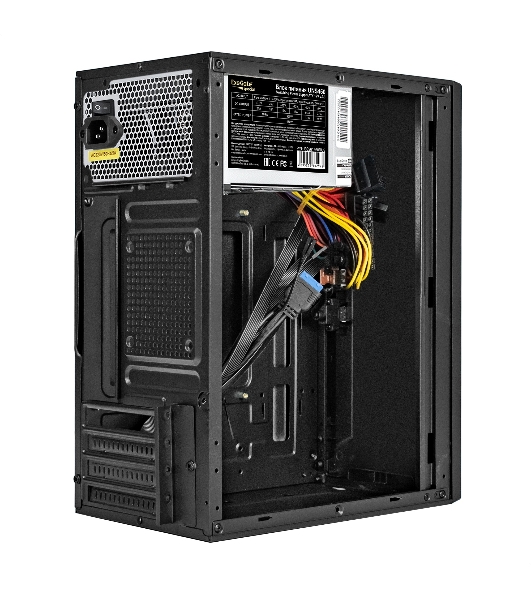 Компьютерный корпус Minitower ExeGate BAA-303U-UNS450 (mATX, БП UNS450 с вент. 12см, 2хUSB+1хUSB 3.0, HD Audio, черный)