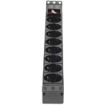 Блок розеток с сетевым фильтром (Surge Protect) и выключателем с подсветкой ExeGate ServerPro PDU-19H802 Al-8S-EU1.8CU-SW-SPD1 (19', 1U, Алюминий, 8 Schuko, кабель с евровилкой VDE-250V-16A-3*1.5мм2, медь, 1.8 метра, выкл. с подсветкой, SPD1, черный, RTL), фото9