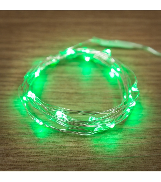 Гирлянда Neon-night 'Роса', 2 м, 20 диодов, цвет зеленый