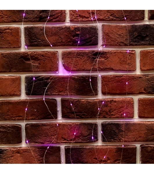 Гирлянда Neon-night Светодиодный дождь из росы 3х3 м, розовый, USB + пульт управления