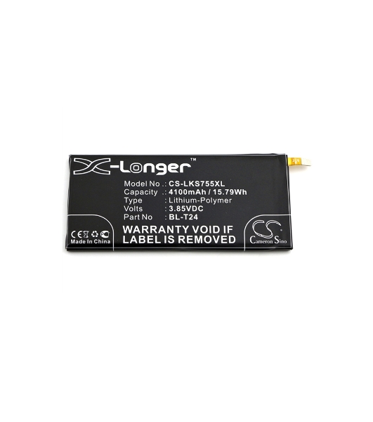 Аккумулятор CameronSino CS-LKS755XL BL-T24 для LG K212, K220 3.85V, 4100mAh, 15.79Wh