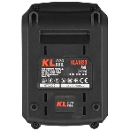 Профессиональный аккумулятор Li-ion 18 В/2,0 А·ч Klpro KLA1820 (18 В/2,0 А·ч) подходит для любого инструмента 18В Klpro, фото4