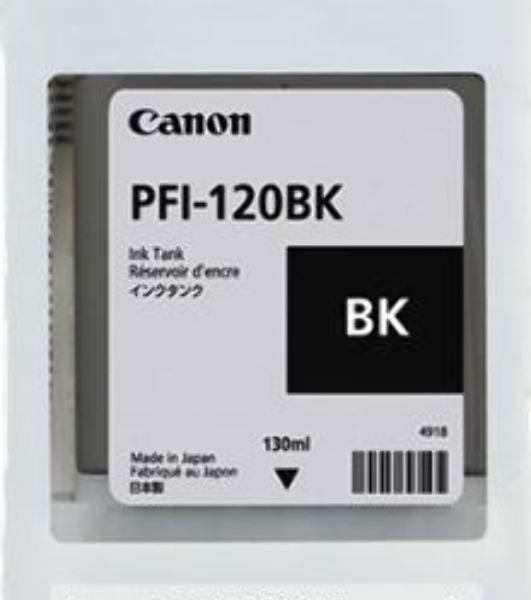 Картридж струйный Canon PFI-120 BK 2885C001 черный (130 мл) для Canon imagePROGRAF TM-200/205