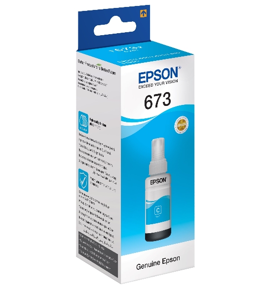 Чернила Epson C13T67324A для L800 (cyan) 70 мл