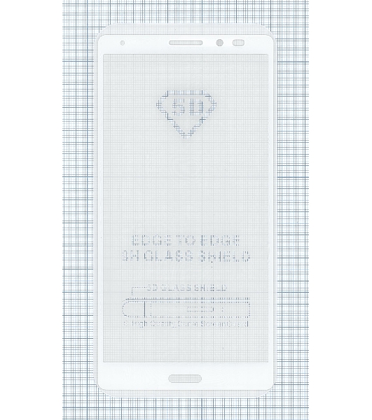 Защитное стекло 'Полное покрытие' для Huawei Mate 8 белый