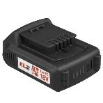 Профессиональный аккумулятор Li-ion 18 В/2,0 А·ч Klpro KLA1820 (18 В/2,0 А·ч) подходит для любого инструмента 18В Klpro, фото3