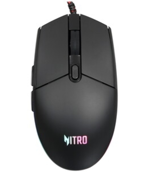 Мышь проводная Acer Nitro OMW400 черный, 6400 dpi, USB, кнопки - 6