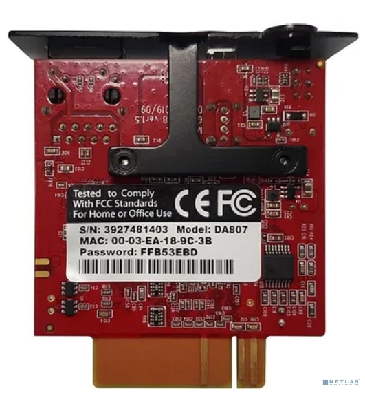 Адаптер DA 807 (with USB port)/DA 807 (with USB port)/Powercom SNMP adapter DA 807 (with USB port)