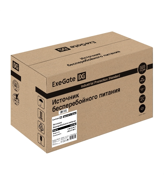 Источник бесперебойного питания ExeGate SpecialPro Smart LLB-1000.LCD.AVR.8C13 (1000VA/700W, LCD, 8*C13, батарея 12V 7.2Ah - 2 шт., металлический корпус, Black)