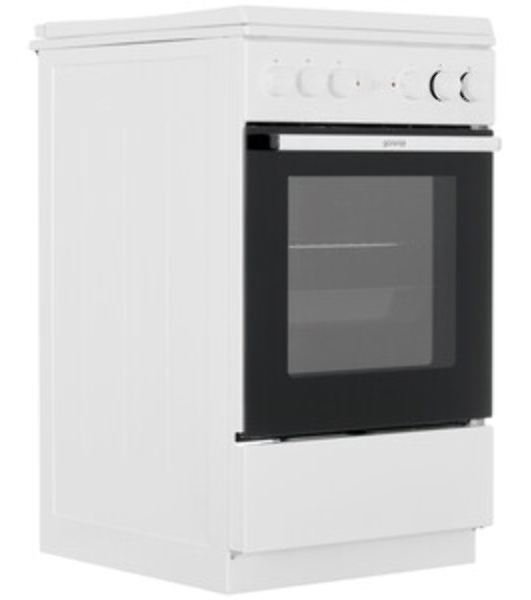 Плита комбинированная Gorenje GK5A12WG белый, конфорок 2 газовых и 2 электрических, духовка 68 л, 50 см x 85 см x 59.4 см
