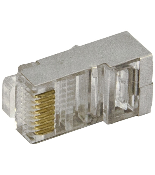 Коннектор сетевой (20 шт.) RJ45/экран.