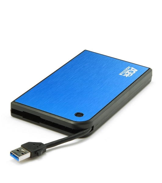 Внешний корпус для HDD/SSD AgeStar 3UB2A14 SATA II пластик/алюминий синий 2.5'