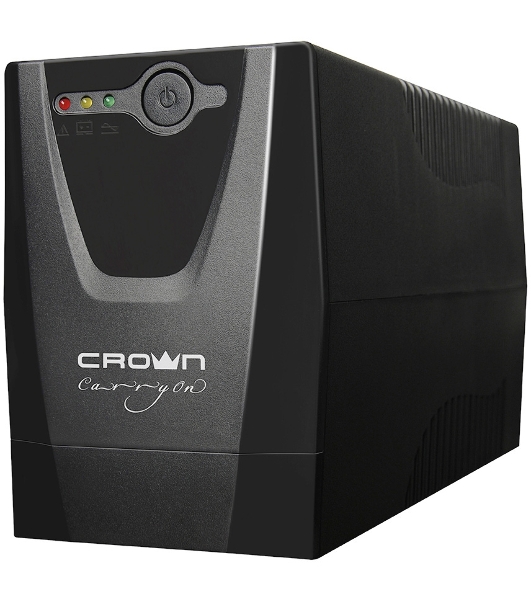 Источник бесперебойного питания Crown CMU-500X / 480 ВА / 240 Вт / Euro + IEC-320
