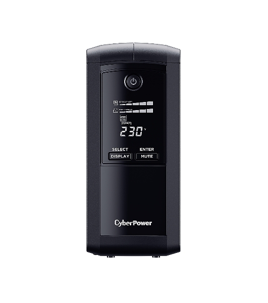 Источник бесперебойного питания CyberPower VP700ELCD/700 ВА/390 Вт/USB/RS-232/RJ-11/RJ-45/4 х CEE 7 (евророзетка)