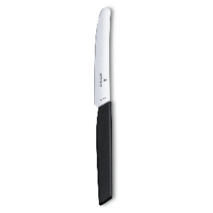 Нож кухонный Victorinox Swiss Modern (6.9003.11) стальной столовый лезв. 110 мм прямая заточка черный
