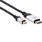 Кабель-переходник miniDisplayPort M-> HDMI M 4K@60Hz 1,5 м VCOM, фото8
