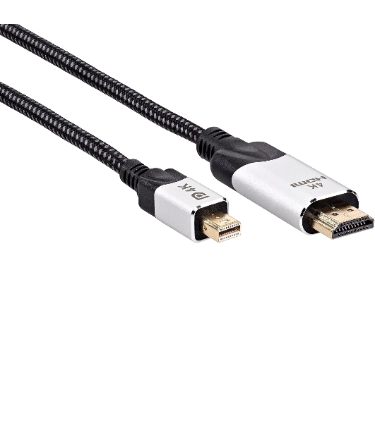 Кабель-переходник miniDisplayPort M-> HDMI M 4K@60Hz 1,5 м VCOM