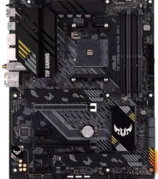 Материнская плата ASUS TUF GAMING B550-PLUS WIFI II, AM4, AMD B550, 4xDDR4, 6xSATA, 2xM.2, 1xPCI-E 3.0 x16, 1xPCI-E 4.0 x16, 3xPCI-E x1, 1xDP, 1xHDMI, 1x 2.5Gb LAN, 2xUSB-A 3.2 Gen 1, 1xUSB-A 3.2 Gen 2, 1xUSB-C 3.2 Gen 2, 3x3.5 мм, 7.1, ATX