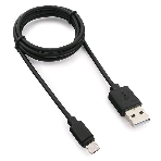 Кабель Гарнизон Кабель USB 2.0 Pro, AM/microBM 5P, 1м, черный, пакет (GCC-mUSB2-AMBM-1M), фото 1