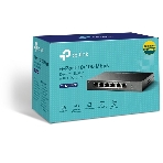Коммутатор TP-Link 4-port 10/100Mbps Unmanaged PoE+ Switch with 2 10/100Mbps uplink ports, meta case, desktop mount, 4 802.3af/at compliant PoE+ port, 2 10/100Mbps uplink ports, DIP switches for Extend mode, Isolation mode and Priority mode, up to 250m PoE power supply, фото4