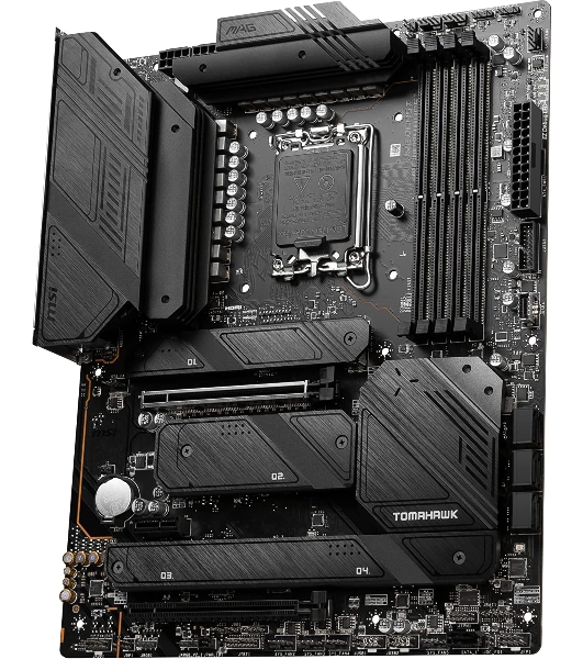 Материнская плата MSI MAG Z790 TOMAHAWK WIFI, LGA 1700, Intel Z790, 4xDDR5, 7xSATA, 4xM.2, 1xPCIe 4.0 x4, 1xPCIe 5.0 x16, 1xHDMI, 1xDP, 1x2.5Gb LAN, 4xUSB-A 3.2 Gen 1, 4xUSB-A 3.2 Gen 2, 1xUSB-C 3.2 Gen 2, 1xUSB-C 3.2 Gen 2x2, 5x3.5 мм, 7.1, Standard-ATX
