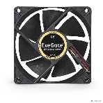 Вентилятор для корпуса ExeGate E08025H4P-PWM черный, 80 мм, 2300 об/мин, 23 дБ, 4 pin, фото7
