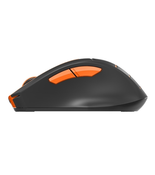 Мышь беспроводная A4Tech Fstyler FG30S серый/оранжевый, 2000 dpi, радиоканал, USB, кнопки - 6