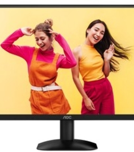 Монитор 23.8' AOC Q24B35 IPS 2560x1440, 120 Гц, 4 мс, 16:9, 250 кд/м², HDMI 2.0, DP 1.4, HDR10, черный