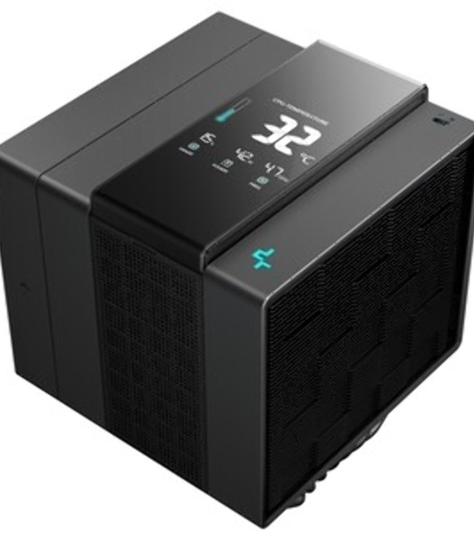 Кулер для процессора DEEPCOOL ASSASSIN IV VC VISION черный, 120 мм, алюминий/медь, 1800 об/мин, 29.3 дБ, 4 pin, 300 Вт, 172 мм