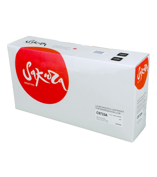 Картридж лазерный Sakura C9733A для принтера HP Laser Jet 5500/5550, пурпурный, 12000 к.