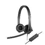 Гарнитура Logitech USB Headset H570e Stereo чёрный, проводная, USB, фото21