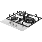 Варочная поверхность Monsher MGG 43 Blanc, газ, High-Tech, 45 см, автоматический электроподжиг, газ-контроль, форсунки под сжиженый газ, SABAF конфорки, чугунные решетки, белый, фото4