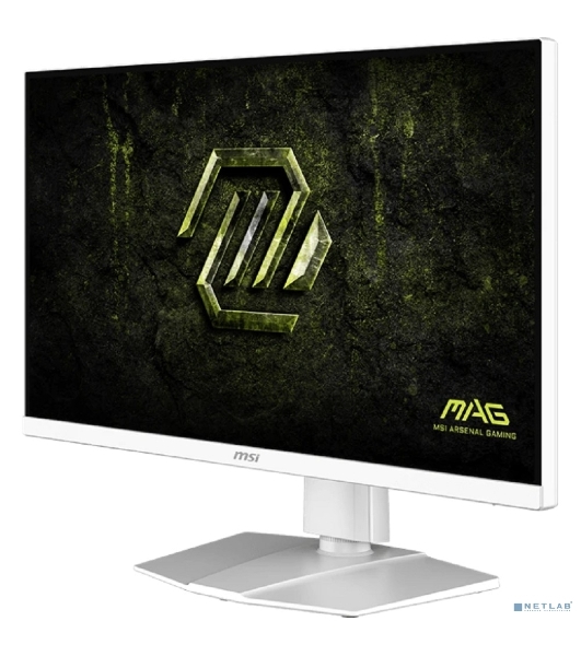 Монитор 27' MSI MAG 274QRFW E20 Rapid IPS 2560x1440, 200 Гц, 1 мс, 16:9, 400 кд/м², 2xHDMI 2.0b, DP 1.4a, USB-C, 3.5 Jack, HDR10, FreeSync, белый