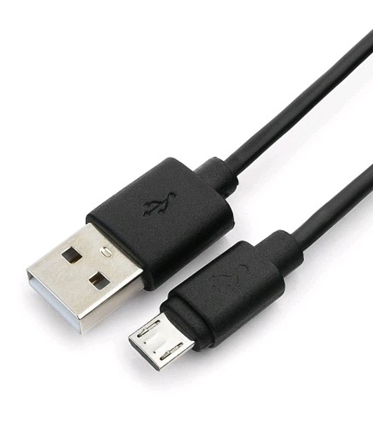 Кабель Гарнизон Кабель USB 2.0 Pro, AM/microBM 5P, 1м, черный, пакет (GCC-mUSB2-AMBM-1M)
