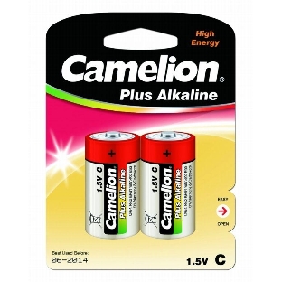 Элемент питания алкалиновый Camelion LR LR14 BL-2 (блист.2шт) 1.5 В
