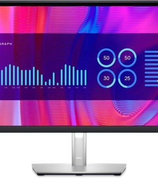 Монитор 23.8' Dell P2423DE IPS 2560x1440, 60 Гц, 5 мс, 16:9, 300 кд/м², HDMI 1.4, DP 1.2, USB-C (90 Вт), 4xUSB 3.0, Ethernet (1 Gbит), 3.5 Jack, черный/серебристый