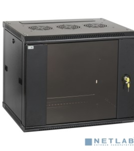 Шкаф ITK LINEA W 6U 600x450 мм дверь стекло, RAL9005