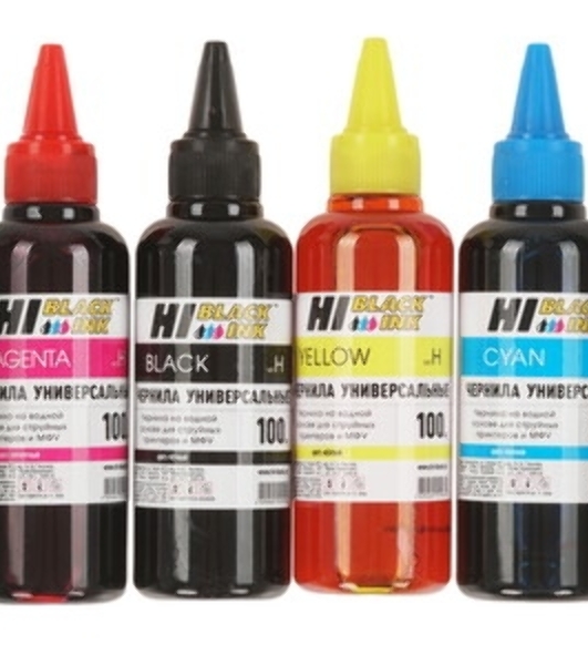 Чернила Hi-Black универсальные для HP (Тип H-V1) Bk, 0,5 л.