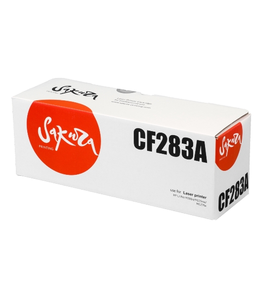 Картридж лазерный Sakura CF283A для HP LJ Pro M201n/M125nw/M127fw, черный, 1600 к.