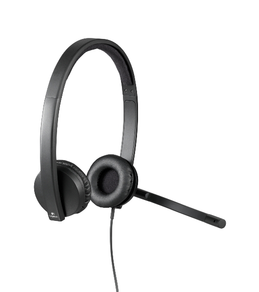 Гарнитура Logitech USB Headset H570e Stereo чёрный, проводная, USB
